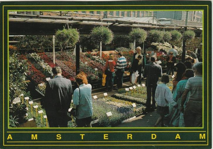 AMSTERDAM Bloemenmarkt, Verzamelen, Ansichtkaarten | Nederland, Ongelopen, Noord-Holland, 1980 tot heden, Verzenden