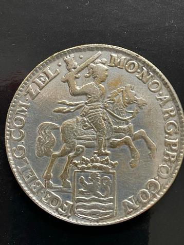Zilveren Penning Groningen 1758 beschikbaar voor biedingen