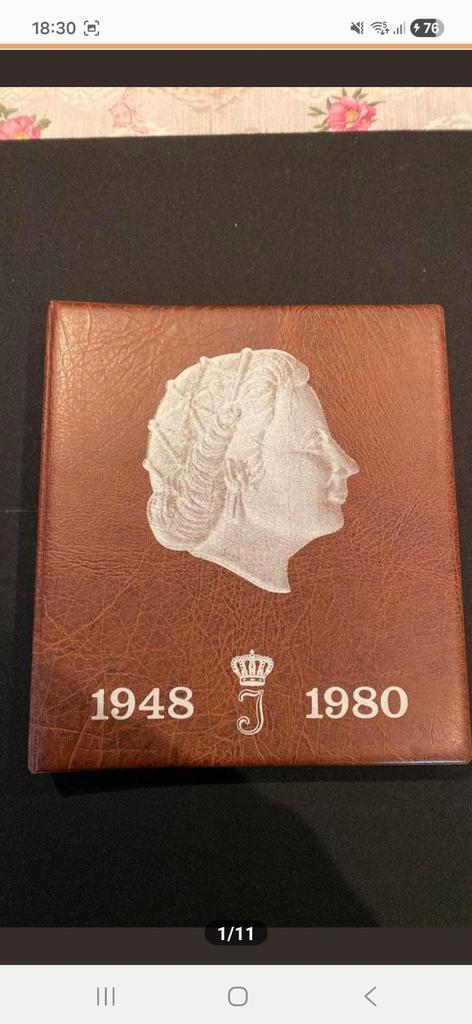 Juliana 1948-1980 muntenboek, Postzegels en Munten, Munten | Nederland, Koningin Juliana, Ophalen of Verzenden