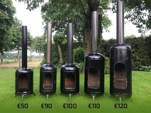 Terrashaard tuinhaard terraskachel gasfleskachel houtkachel, Tuin en Terras, Tuinhaarden, Nieuw, Ophalen