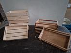 Houten kratjes - diverse afmetingen, Huis en Inrichting, Woonaccessoires | Kisten, Minder dan 50 cm, Nieuw, Minder dan 50 cm, Ophalen of Verzenden
