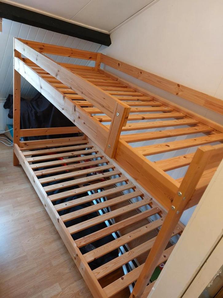 IKEA stapelbed Mydal, Huis en Inrichting, Slaapkamer | Stapelbedden en Hoogslapers, Gebruikt, Stapelbed, 90 cm, Tweepersoons, Ophalen of Verzenden