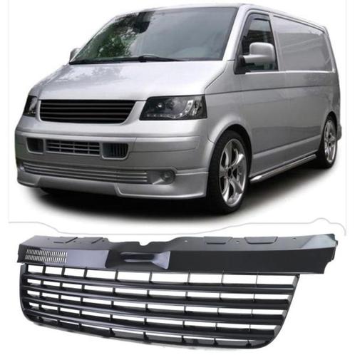 Embleemloze Grill Volkswagen Transporter T5 [Zwart], Auto diversen, Tuning en Styling, Verzenden