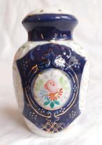 Antiek porseleinen zout vaatje strooier potje hand beschild, Ophalen of Verzenden