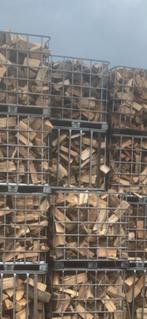 Brandhout €130 Ibc 1.2 kuub beuken eiken, Tuin en Terras, Haardhout, Minder dan 3 m³, Ophalen of Verzenden, Beukenhout, Blokken