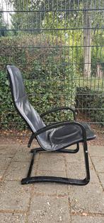 Exen" fauteuil, ontworpen door Tord Björklund voor IKEA. , Gebruikt, Zwart, Vintage, Hout