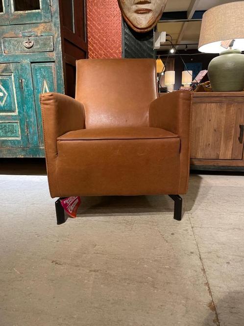 Fauteuil Marley Leer, Huis en Inrichting, Fauteuils, Nieuw, Leer, 75 tot 100 cm, 75 tot 100 cm, Ophalen of Verzenden
