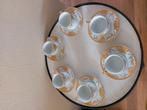 Verguld koffie Japans porselein servies, Huis en Inrichting, Keuken | Servies, Nieuw, Ophalen of Verzenden, Overige stijlen, Kop(pen) en/of Schotel(s)