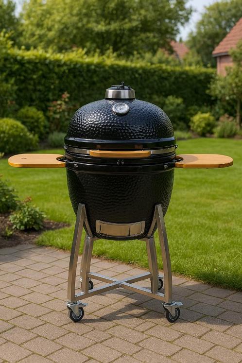 Kamado BBQ XL (24 inch) – Luxe Keramische Houtskoolbarbecue, Tuin en Terras, Houtskoolbarbecues, Nieuw, Ophalen