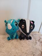 Neushoorn en Dasje knuffels van Lidl, Ophalen of Verzenden, Zo goed als nieuw, Overige typen