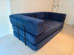 Designer Slaapbank, Huis en Inrichting, Slaapkamer | Slaapbanken, Blauw, Tweepersoons, Ophalen of Verzenden, Zo goed als nieuw