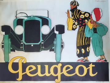 Peugeot poster. beschikbaar voor biedingen