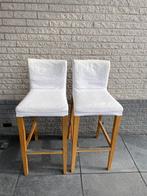 Twee hoge barkrukken, Ophalen, Gebruikt, 60 tot 90 cm, Hout