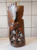 Balinees houtsnijwerk met vogels, Ophalen of Verzenden