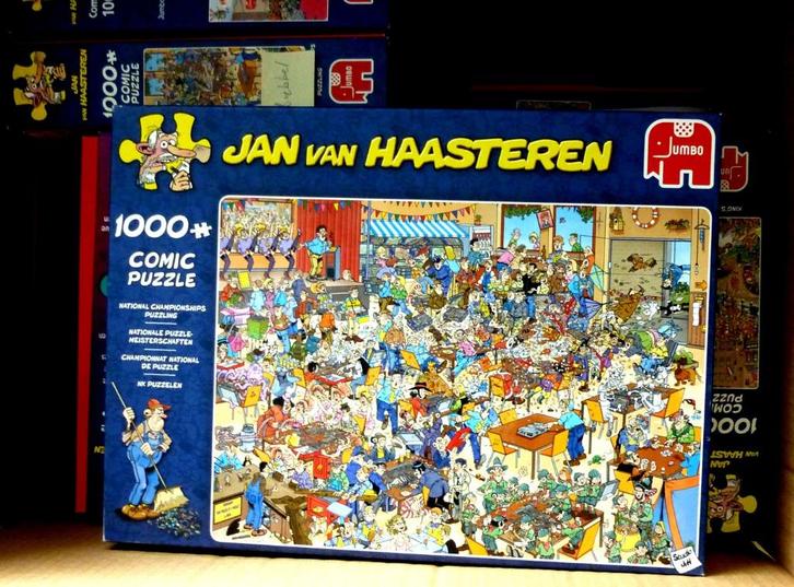 veel Van Haasteren puzzels  1000 stukjes, Hobby en Vrije tijd, Denksport en Puzzels, Gebruikt, Legpuzzel, 500 t/m 1500 stukjes
