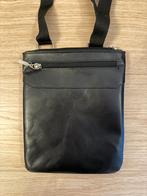 Zwarte leren crossbody tas heren – business / casual – 2319, Kleding | Heren, Overige Herenkleding, Ophalen of Verzenden, Nieuw