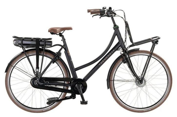 Trenergy Zuidwester Dames zwart mat 49cm 2025, Fietsen en Brommers, Elektrische fietsen, Nieuw, Overige merken, 47 tot 51 cm