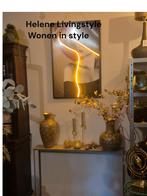 Luxe Gouden Mozaïek Vaas - Nea bol 26x26x36 cm, Huis en Inrichting, Woonaccessoires | Vazen, Overige materialen, Geel, Unknown