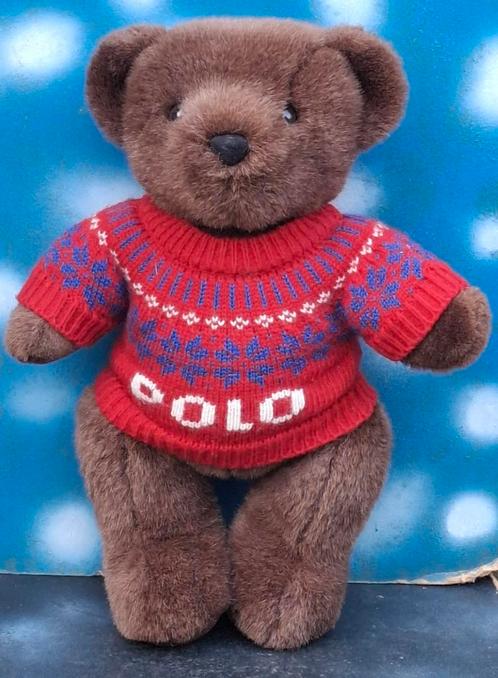 Ralph Lauren. Polo Beer.  2000.     37 cm., Verzamelen, Beren en Cherished Teddies, Zo goed als nieuw, Stoffen beer, Overige merken