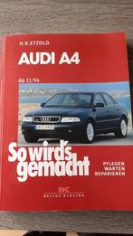 Werkplaats boek Audi A4, Ophalen of Verzenden