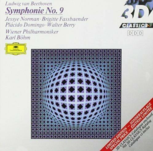 BEETHOVEN Symphonie no. 9 CD BÖHM DG JESSYE NORMAN, Cd's en Dvd's, Cd's | Klassiek, Gebruikt, Orkest of Ballet, Classicisme, Ophalen of Verzenden