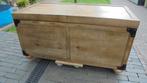zgan houten salontafel/kist 114x56H55cm, Ophalen, 100 tot 150 cm, 50 tot 100 cm, Zo goed als nieuw