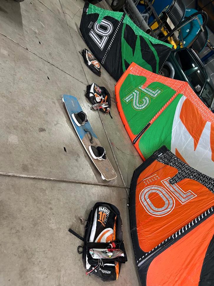 kite f one 7m, 10 & 12, Watersport en Boten, Kitesurfen, Gebruikt, Kite, 10 m², Geen board, Ophalen