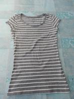 grijs shirt maat XS, Kleding | Dames, T-shirts, H&M, Ophalen of Verzenden, Zo goed als nieuw, Korte mouw