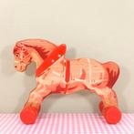 Vintage houten speelgoed paard jaren 50/60 oud retro 22 x 30, Ophalen of Verzenden