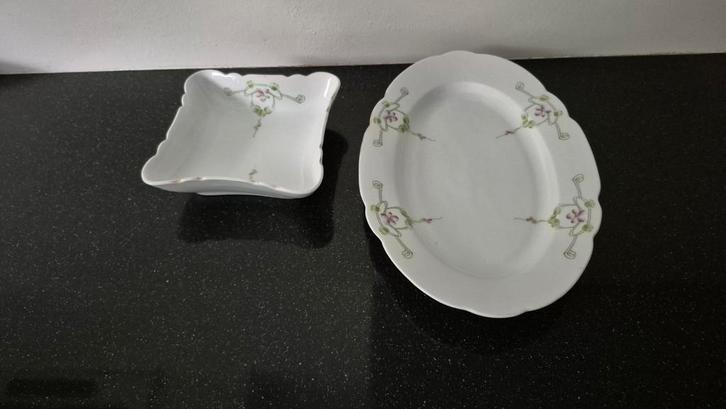 2 Rosenthal Versailles Schalen - Art Nouveau Decor, Antiek en Kunst, Antiek | Servies compleet, Ophalen of Verzenden