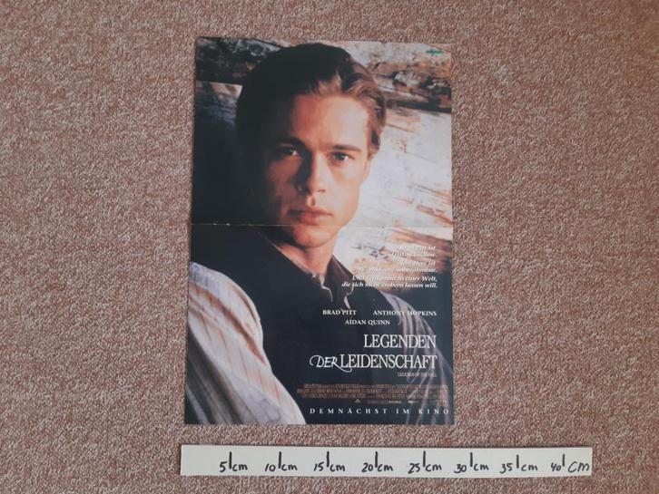 Poster Brad Pitt Bravo A3 Caught in the Act 28x42 cm, Verzamelen, Posters, Zo goed als nieuw, Film en Tv, A1 t/m A3, Rechthoekig Staand