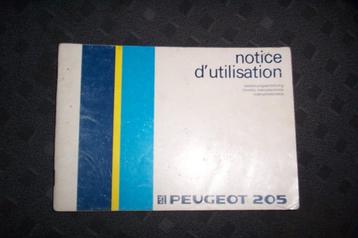 Gebruikershandleiding PEUGEOT 205  1983/1998 (ned-frans) beschikbaar voor biedingen