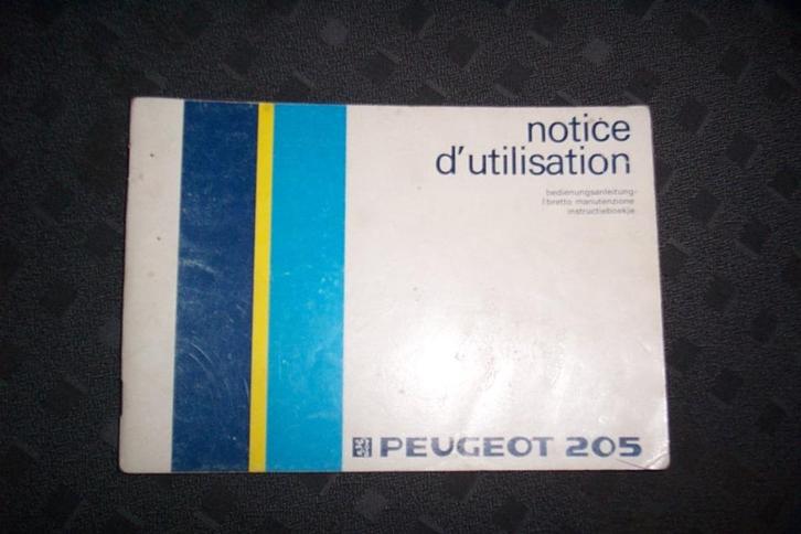 Gebruikershandleiding PEUGEOT 205  1983/1998 (ned-frans), Auto diversen, Handleidingen en Instructieboekjes, Ophalen of Verzenden