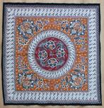 Batik doek Indonesische lap stof textiel oud Indisch floraal, Ophalen of Verzenden