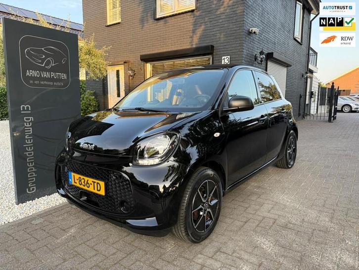Smart Forfour EQ Essential 18 kWh - Leer - Airco - Cruise, Auto's, Smart, Bedrijf, Te koop, ForFour, ABS, Airbags, Airconditioning