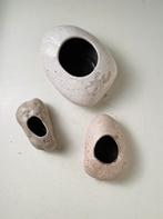 Cor Unum keramiek keitjes (3) bloempotjes / vaasjes , 80’s, Gebruikt, Overige kleuren, Cor Unum, Aardewerk of Porselein
