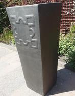 Plantenpot bak H.gebakken 40x40x92 voor buiten/binnen TOPPER, Ophalen, 40 cm of meer, Vierkant, Nieuw