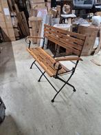 Tuinbankje - 110 cm breed, 2 zitplaatsen, Gebruikt, Ophalen of Verzenden, Hout