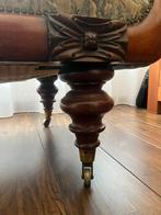 Prachtige long-chair op originele wielen, Antiek en Kunst, Ophalen