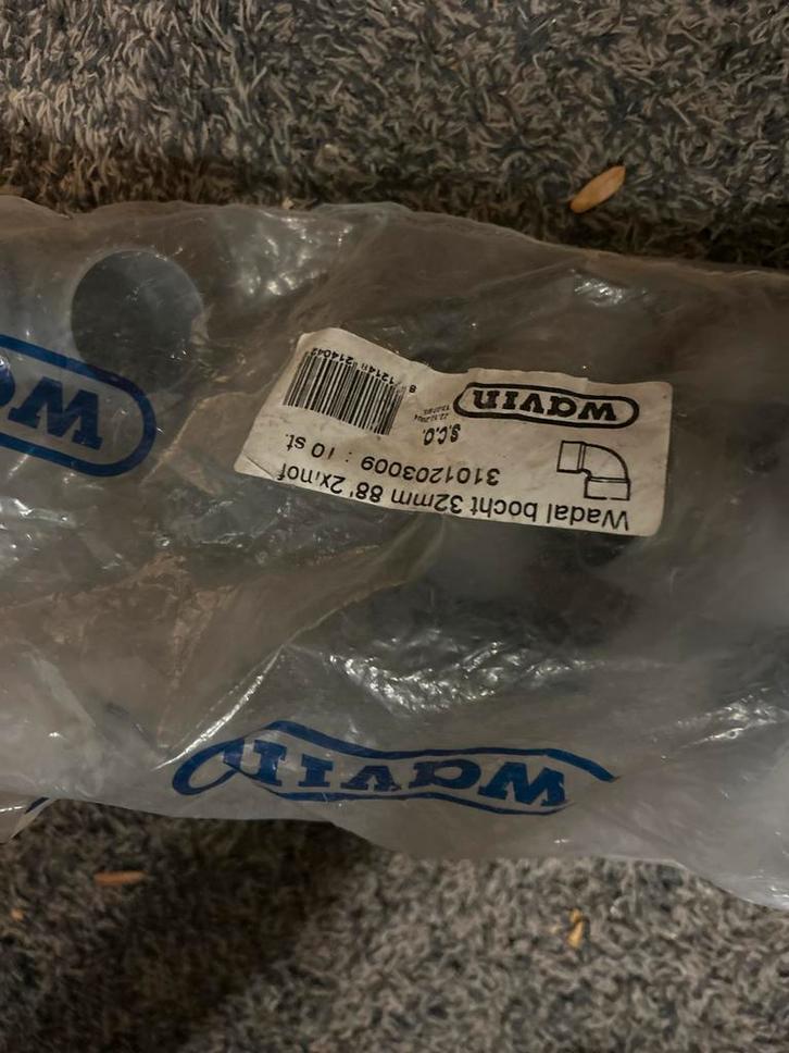 Wavin Wadad Bocht 32mm - Nieuw!, Doe-het-zelf en Verbouw, Buizen en Afvoer, Nieuw, Bochten, Pvc, Minder dan 2 meter, 20 tot 40 mm