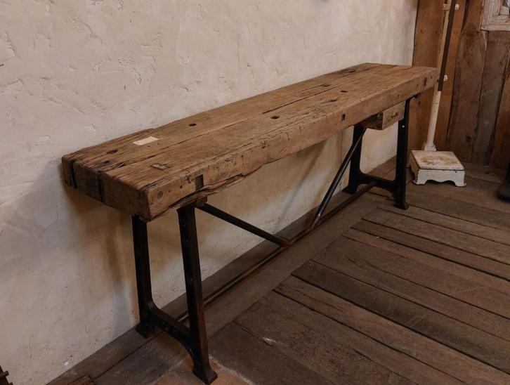 Unieke sidetable uit eigen atelier, Antiek en Kunst, Curiosa en Brocante, Ophalen