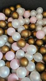 Antraciet ballenbak met roze, gouden en parelmoer ballen., Ophalen, Zo goed als nieuw, Jongen of Meisje