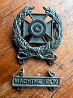 WO2 Amerikaans Expert Markmanship badge machine gun STERLING, Verzenden, Nederland, Embleem of Badge