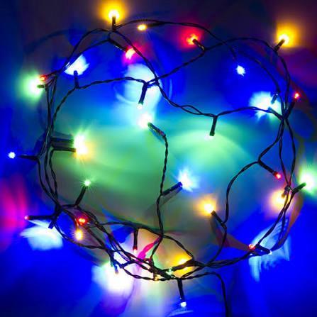 200 Gekleurde LED Lampjes - Nieuw in Doos met Timer, Diversen, Kerst, Nieuw, Verzenden