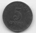 Duitse Rijk 5 pfennig 1918 (A) KM# 19, Postzegels en Munten, Munten | Europa | Niet-Euromunten, Verzenden, Duitsland, Losse munt