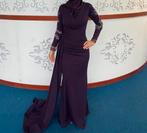Avondjurk paars maat 36 Small stretch HIJAB, Kleding | Dames, Ophalen of Verzenden, Zo goed als nieuw, Maat 36 (S), Galajurk