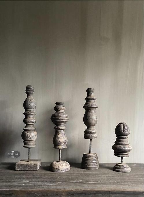 Oud houten ornament pinakel hout oude stoer sober landelijk, Huis en Inrichting, Woonaccessoires | Overige, Nieuw, Verzenden