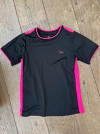 Sportshirt 140 dutchy zwart roze streep, Ophalen of Verzenden, Dutchy, Meisje, Sport- of Zwemkleding