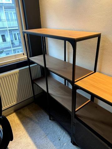 Kast (stellingkast) staal en hout | FJÄLLBO beschikbaar voor biedingen