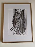 Abstracte tekening, Ophalen